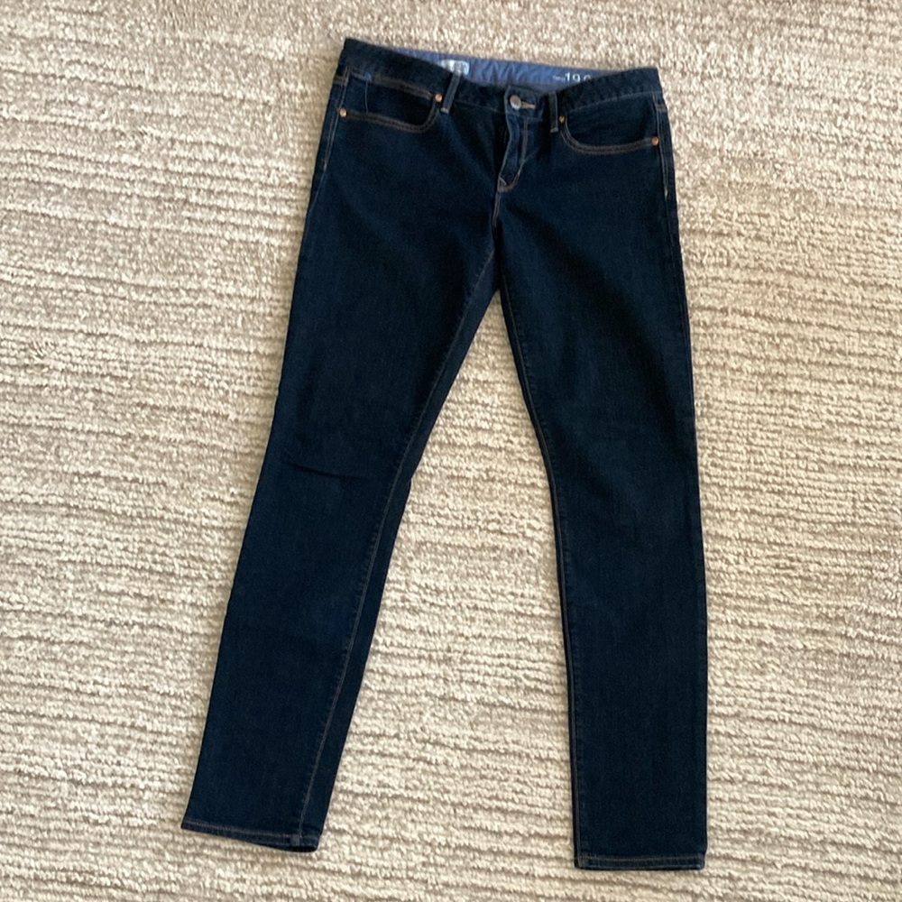 Gap “always skinny” dark denim jeans